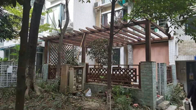 樂(lè)山防腐木花架