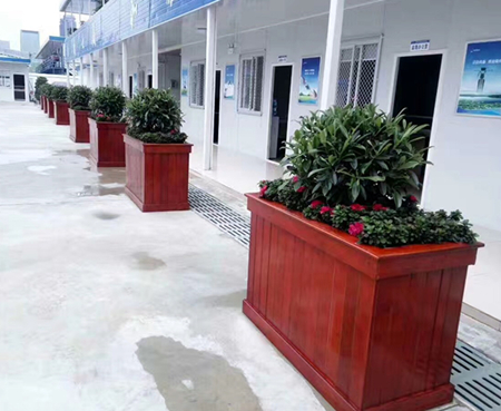 成都木結(jié)構(gòu)花箱