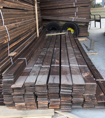 綿陽(yáng)碳化木展示