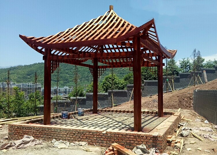 四川防腐木涼亭 四川防腐木涼亭